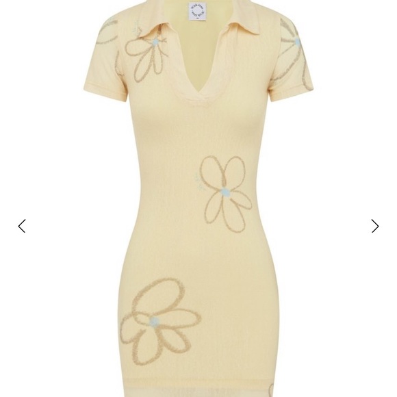 WITH JÉAN Pip Dress in ‘Chalk and Flowers’ Print - Picture 1 of 6